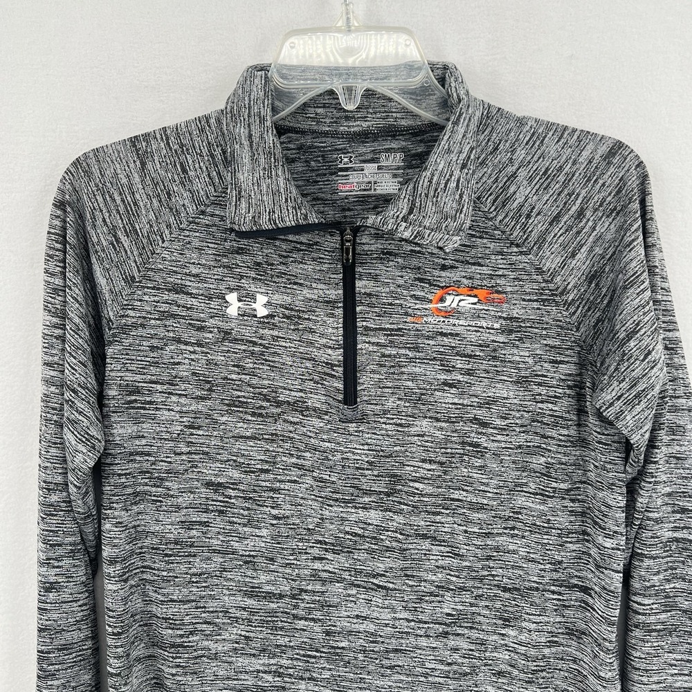 Under Armour JR Motorsports 1/4 Zip Womens Shirt Size S Loose Fit NASCAR Xfinity